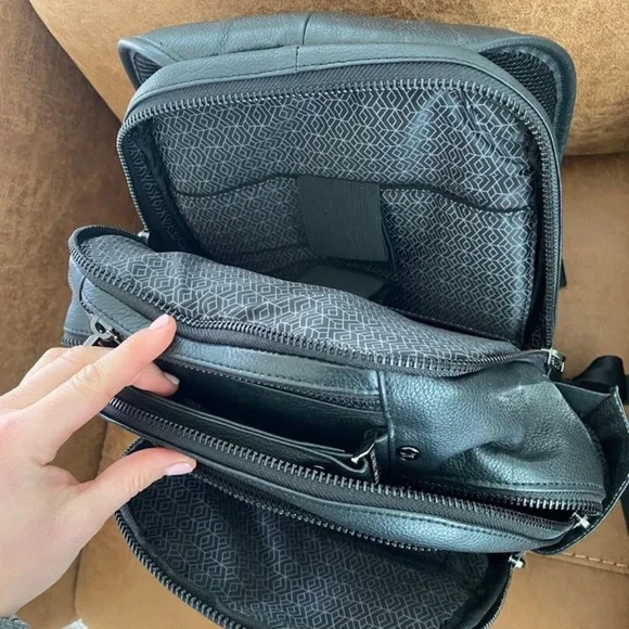 Parsons Xtreme Golf (PXG) leather backpack